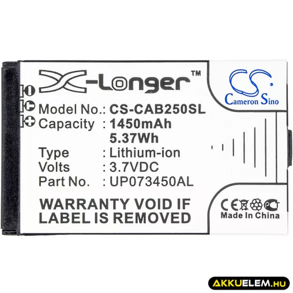 Utángyártott JCB mobil Li-ion akkumulátor 3.7V 1450mAh - CameronSino
