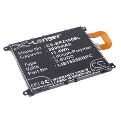   Utángyártott Sony Ericsson mobil Li-Polymer akkumulátor 3.8V 3000mAh LIS1525ERPC, AGPB011-A001 - CameronSino