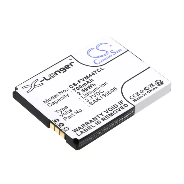 Utángyártott FRITZ!Fon Vezeték nélküli telefon Li-ion akkumulátor 3.7V 700mAh BAK130506, 312BAT016 - CameronSino