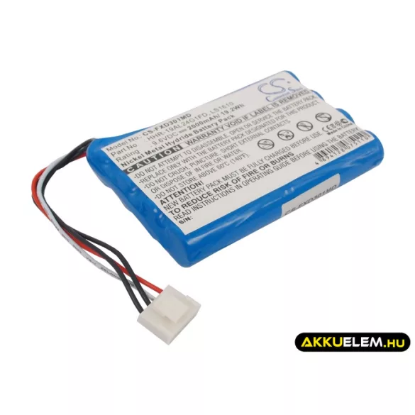 Utángyártott Fukuda Orvosi Ni-MH akkumulátor 9.6V 2000mAh HHR-19AL24G1FD, LS1610 - CameronSino