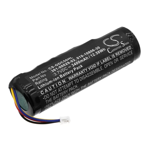 Utángyártott Garmin Kutyanyakörv Li-ion akkumulátor 3.7V 3400mAh 010-10806-30, 010-11828-03 - CameronSino