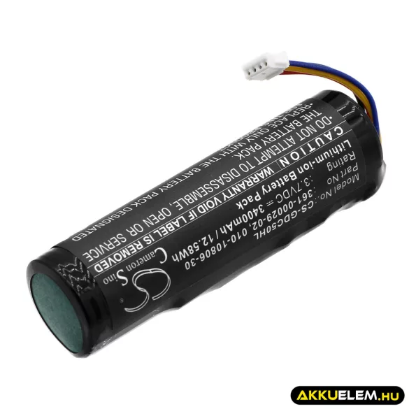 Utángyártott Garmin Kutyanyakörv Li-ion akkumulátor 3.7V 3400mAh 010-10806-30, 010-11828-03 - CameronSino