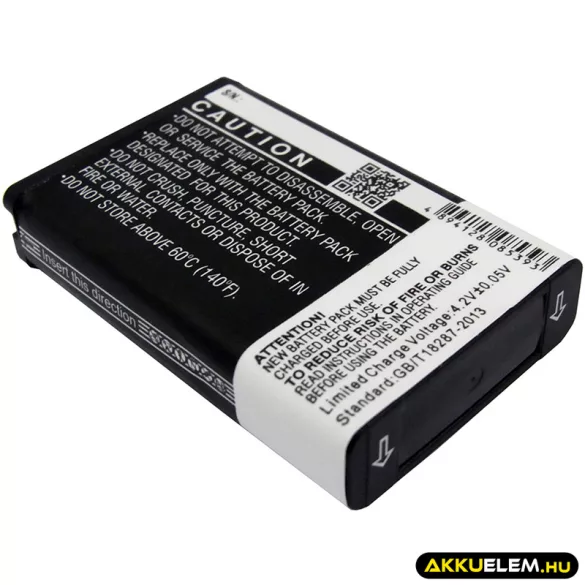 Utángyártott Garmin Kamera Li-ion akkumulátor 3.7V 2200mAh 010-11599-00, 010-11654-03 - CameronSino