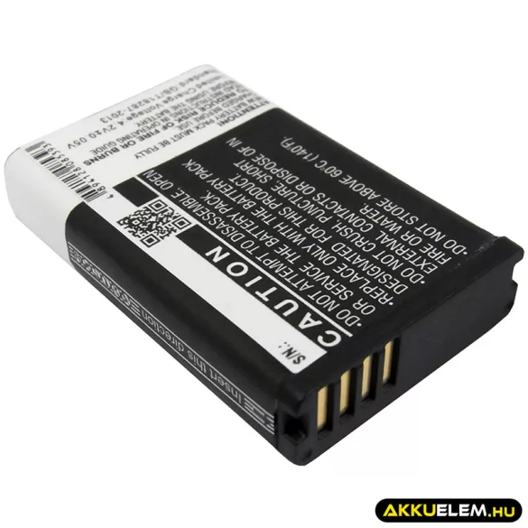 Utángyártott Garmin Kamera Li-ion akkumulátor 3.7V 2200mAh 010-11599-00, 010-11654-03 - CameronSino