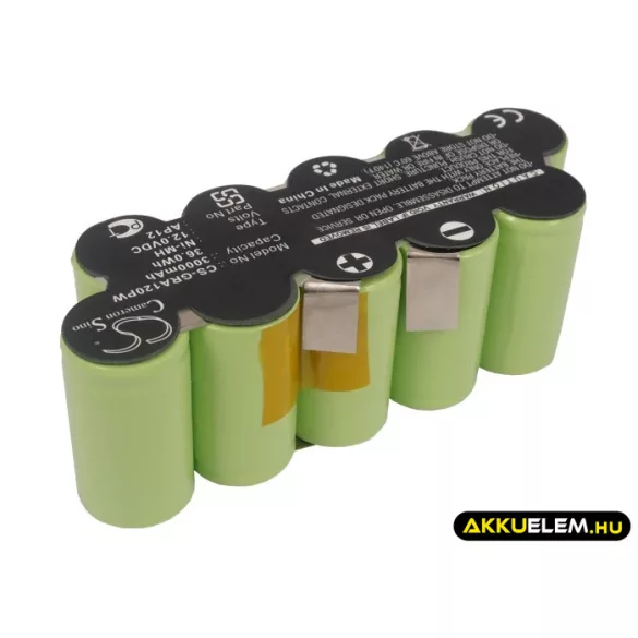 Utángyártott Gardena Kertészeti eszköz Ni-MH akkumulátor 12V 3000mAh AP12 - CameronSino