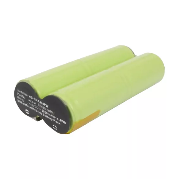 Utángyártott Gardena Kertészeti eszköz Ni-MH akkumulátor 4.8V 3000mAh Accu4, TBGD430MU - CameronSino