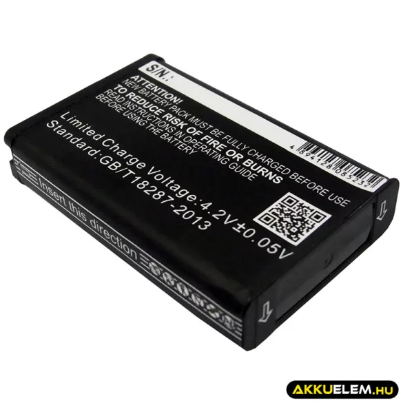 Utángyártott Garmin GPS Li-ion akkumulátor 3.7V 1800mAh 010-11599-00, 010-11654-03 - CameronSino