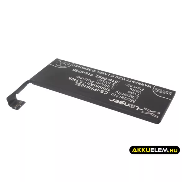Utángyártott Apple mobil Li-Polymer akkumulátor 3.8V 1500mAh 616-0652, 616-0720 - CameronSino