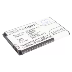   Utángyártott Kyocera mobil Li-ion akkumulátor 3.7V 950mAh SCP-50LBPS, 5AAXBT062GEA - CameronSino