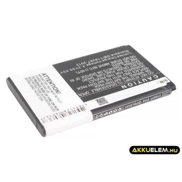 Utángyártott Kyocera mobil Li-ion akkumulátor 3.7V 950mAh SCP-50LBPS, 5AAXBT062GEA - CameronSino
