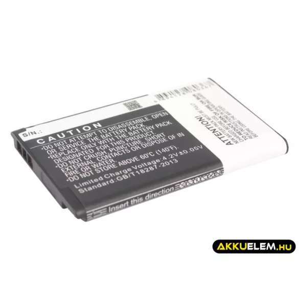 Utángyártott Kyocera mobil Li-ion akkumulátor 3.7V 950mAh SCP-50LBPS, 5AAXBT062GEA - CameronSino