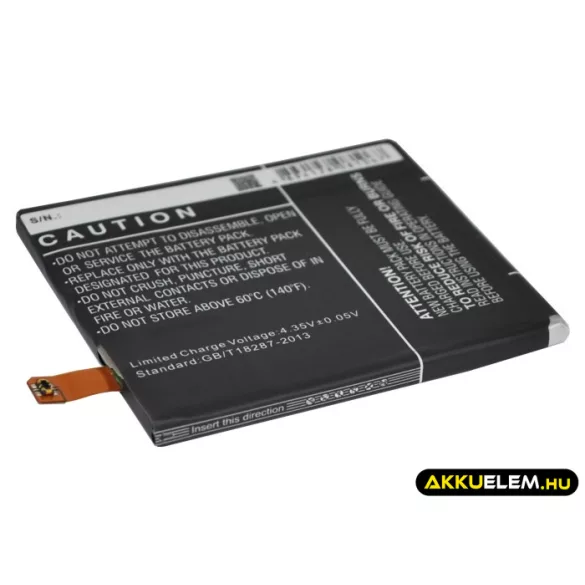 Utángyártott Google mobil Li-Polymer akkumulátor 3.8V 2300mAh - CameronSino