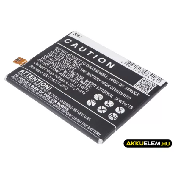 Utángyártott LG mobil Li-Polymer akkumulátor 3.8V 3500mAh BL-T8, EAC62118701 - CameronSino