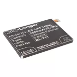 Utángyártott LG mobil Li-Polymer akkumulátor 3.8V 2500mAh BL-T11, EAC62218301 - CameronSino