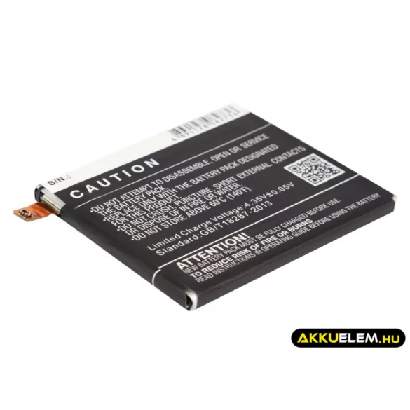 Utángyártott LG mobil Li-Polymer akkumulátor 3.8V 2500mAh BL-T11, EAC62218301 - CameronSino