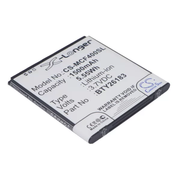 Utángyártott Mobistel mobil Li-ion akkumulátor 3.7V 1500mAh BTY26183, BTY26183Mobistel/STD - CameronSino