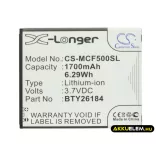 Utángyártott Mobistel mobil Li-ion akkumulátor 3.7V 1700mAh BTY26184, BTY26184Mobistel/STD - CameronSino