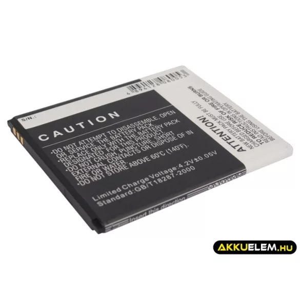 Utángyártott Micromax mobil Li-ion akkumulátor 3.7V 1700mAh - CameronSino