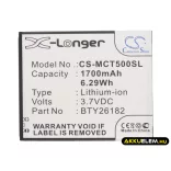 Utángyártott Micromax mobil Li-ion akkumulátor 3.7V 1700mAh - CameronSino