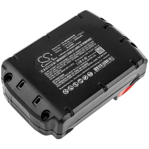 Utángyártott Atlas Copco szerszámgép Li-ion akkumulátor 18V 2000mAh - CameronSino