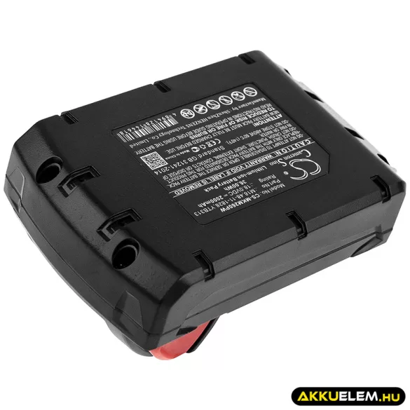 Utángyártott Atlas Copco szerszámgép Li-ion akkumulátor 18V 2000mAh - CameronSino