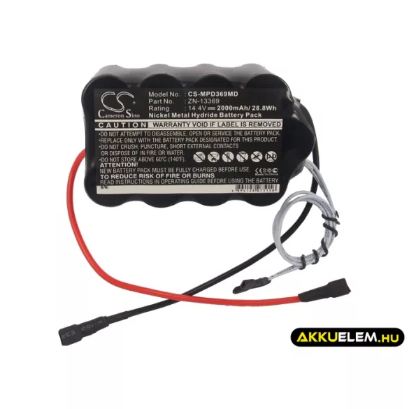 Utángyártott Medtronic Orvosi Ni-MH akkumulátor 14.4V 2000mAh ZN-13369, TB01020803-092 - CameronSino