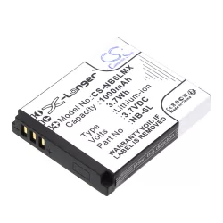  Utángyártott Canon Kamera Li-ion akkumulátor 3.7V 1000mAh NB-6L, NB-6LH - CameronSino