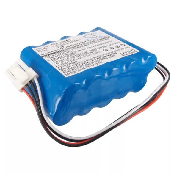 Utángyártott Nihon Kohden Orvosi Ni-MH akkumulátor 12V 3800mAh X062, YS-076P5 - CameronSino