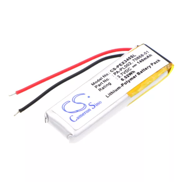 Utángyártott Sony Ericsson Vezeték nélküli fejhallgató Li-Polymer akkumulátor 3.7V 140mAh - CameronSino