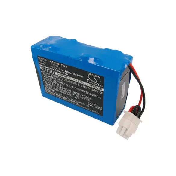 Utángyártott HP Orvosi ólomsavas akkumulátor 12V 4500mAh B10782, M1758A - CameronSino