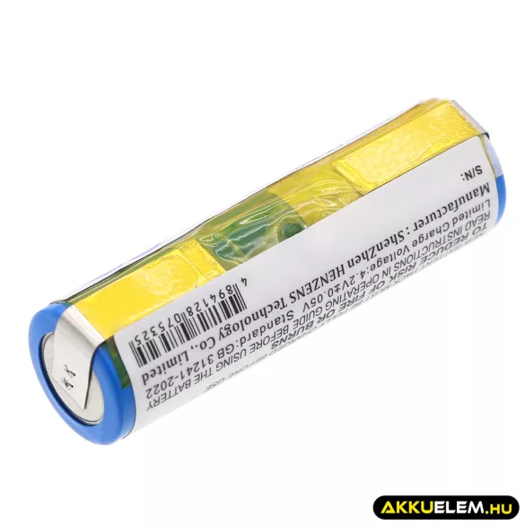 Utángyártott Panasonic Borotva Li-ion akkumulátor 3.7V 750mAh - CameronSino