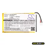 Utángyártott Philips Vezeték nélküli telefon Li-Polymer akkumulátor 3.7V 1200mAh PH454061 - CameronSino