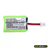 Utángyártott Plantronics Vezeték nélküli fejhallgató Li-Polymer akkumulátor 3.7V 140mAh 86180-01, 84479-01 - CameronSino