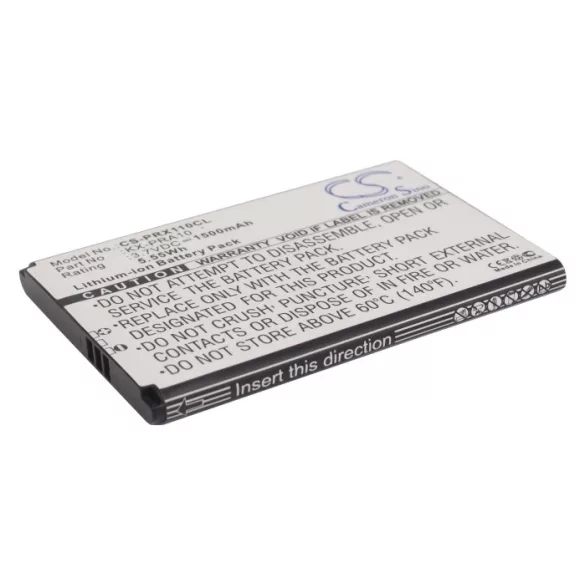 Utángyártott Panasonic Vezeték nélküli telefon Li-ion akkumulátor 3.7V 1500mAh KX-PRA10, KX-PRX150 - CameronSino