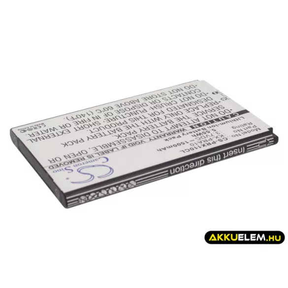 Utángyártott Panasonic Vezeték nélküli telefon Li-ion akkumulátor 3.7V 1500mAh KX-PRA10, KX-PRX150 - CameronSino