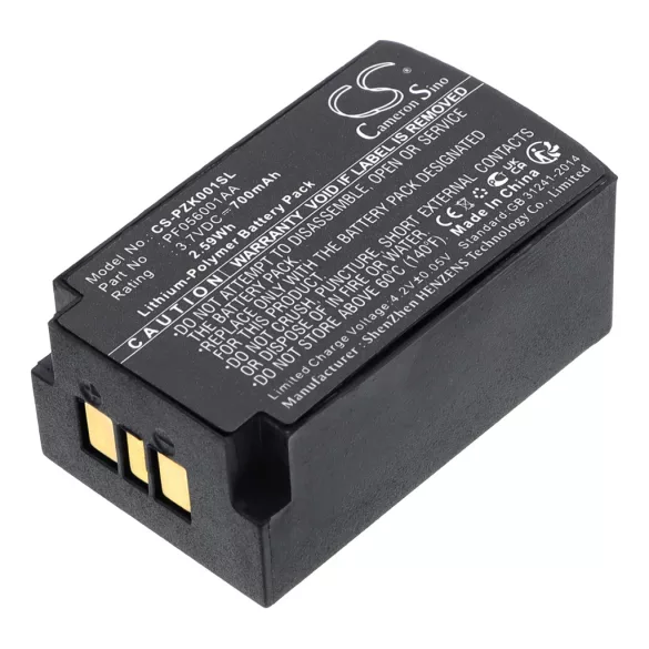 Utángyártott Parrot Vezeték nélküli fejhallgató Li-Polymer akkumulátor 3.7V 700mAh PF056001AA - CameronSino