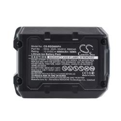   Utángyártott Ridgid szerszámgép Li-ion akkumulátor 12V 4000mAh 130188001, R86048 - CameronSino