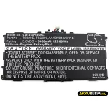 Utángyártott Samsung Tablet Li-Polymer akkumulátor 3.8V 6600mAh AA1DA04WS/7-B, T8220E - CameronSino