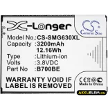 Utángyártott Samsung mobil Li-ion akkumulátor 3.8V 3200mAh B700BE, B700BU - CameronSino