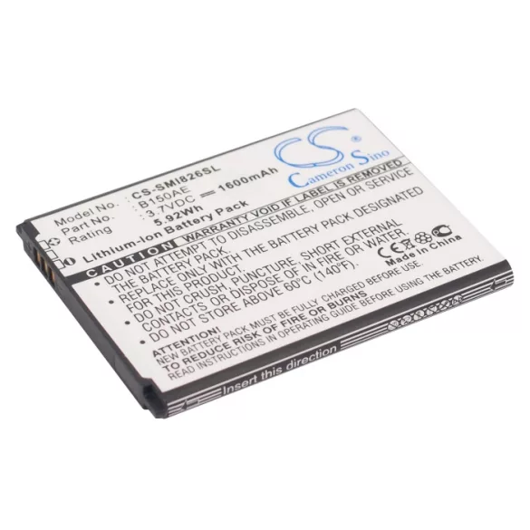Utángyártott Samsung mobil Li-ion akkumulátor 3.7V 1600mAh B150AE, B150AC - CameronSino