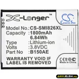 Utángyártott Samsung mobil Li-ion akkumulátor 3.8V 1800mAh B150AE, B150AC - CameronSino