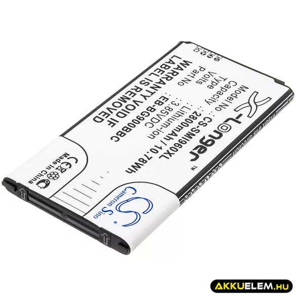 Utángyártott Samsung mobil Li-ion akkumulátor 3.85V 2800mAh EB-BG900BBC, EB-B900BBE - CameronSino
