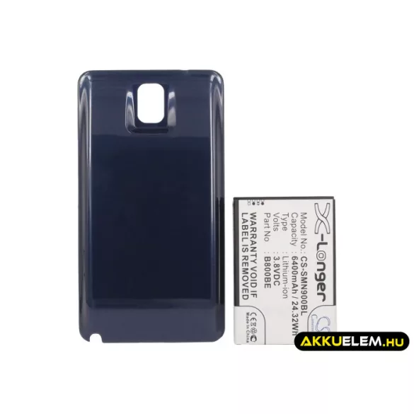 Utángyártott Samsung mobil Li-ion akkumulátor 3.8V 6400mAh B800BE, B800BU - CameronSino