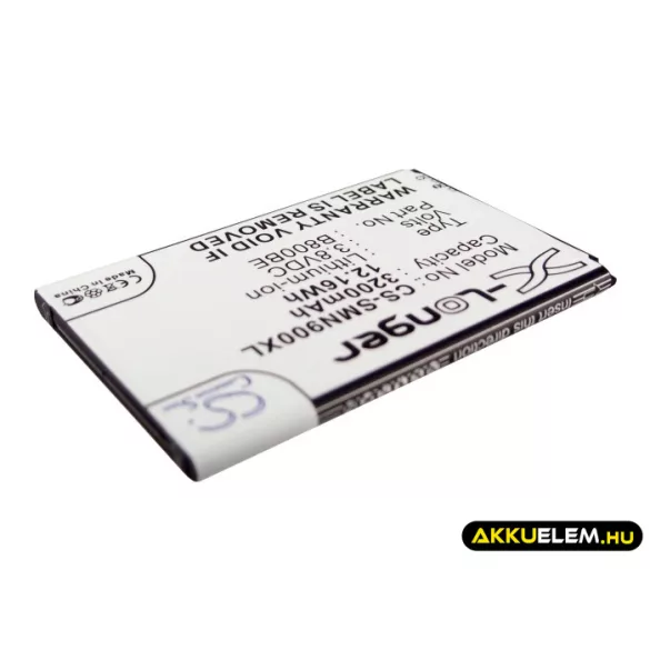 Utángyártott Samsung mobil Li-ion akkumulátor 3.8V 3200mAh B800BE, B800BU X-Hosszabb - CameronSino