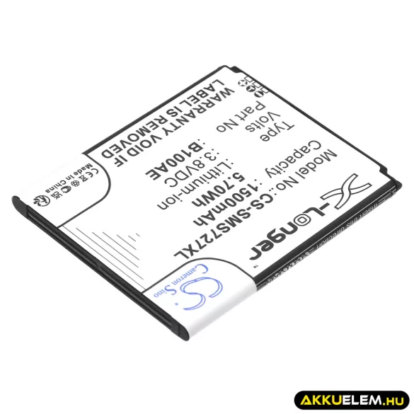 Utángyártott Samsung mobil Li-ion akkumulátor 3.8V 1500mAh B100AE, GH43-03948B - CameronSino