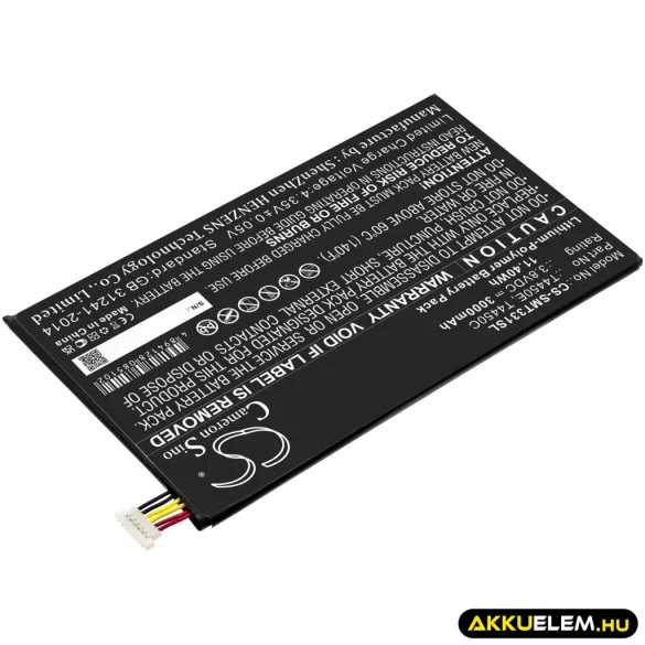 Utángyártott Samsung Tablet Li-Polymer akkumulátor 3.8V 3000mAh T4450E, T4450C - CameronSino