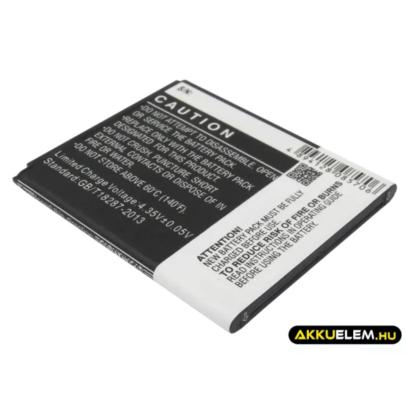 Utángyártott Samsung mobil Li-ion akkumulátor 3.8V 1500mAh EB425161LU - CameronSino