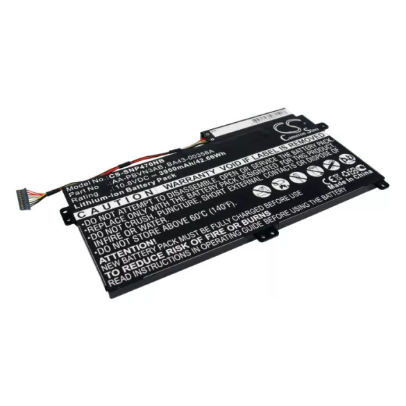 Utángyártott Samsung laptop Li-ion akkumulátor 10.8V 3950mAh AA-PBVN3AB, BA43-00358A - CameronSino
