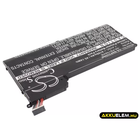 Utángyártott Samsung laptop Li-Polymer akkumulátor 7.4V 6100mAh AA-PBYN8AB - CameronSino