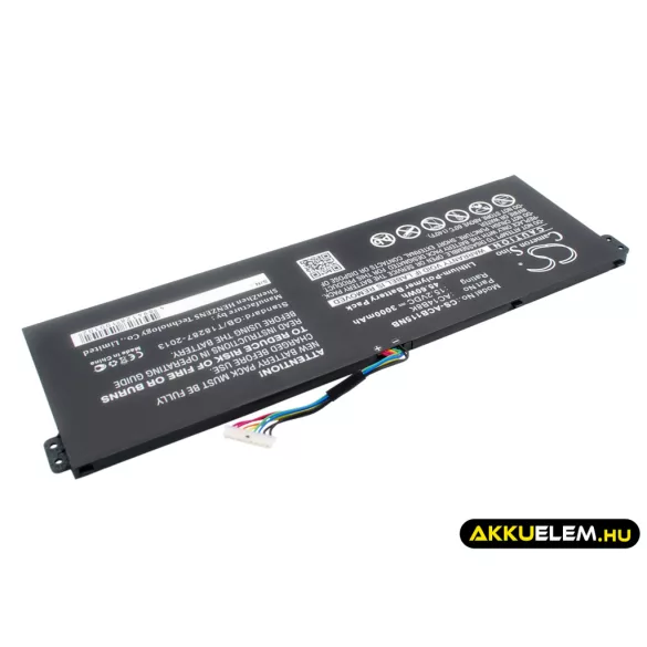Utángyártott Packard Bell laptop Li-Polymer akkumulátor 15.2V 3000mAh - CameronSino
